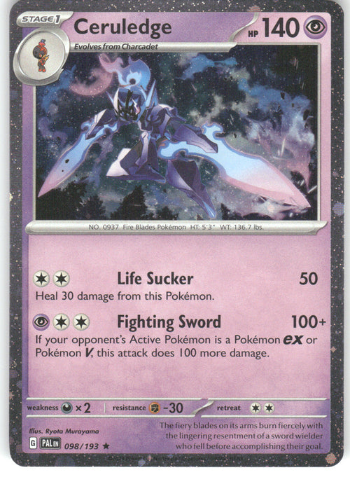 Ceruledge - 098/193 (Cosmos Holo)