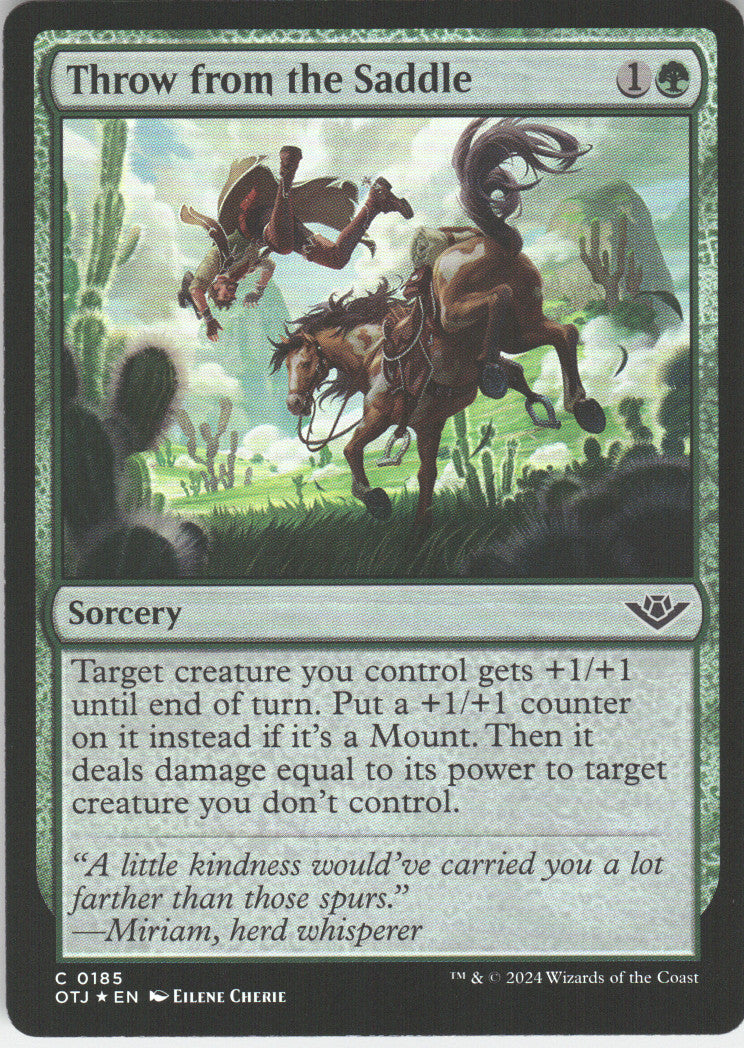 Throw from the Saddle