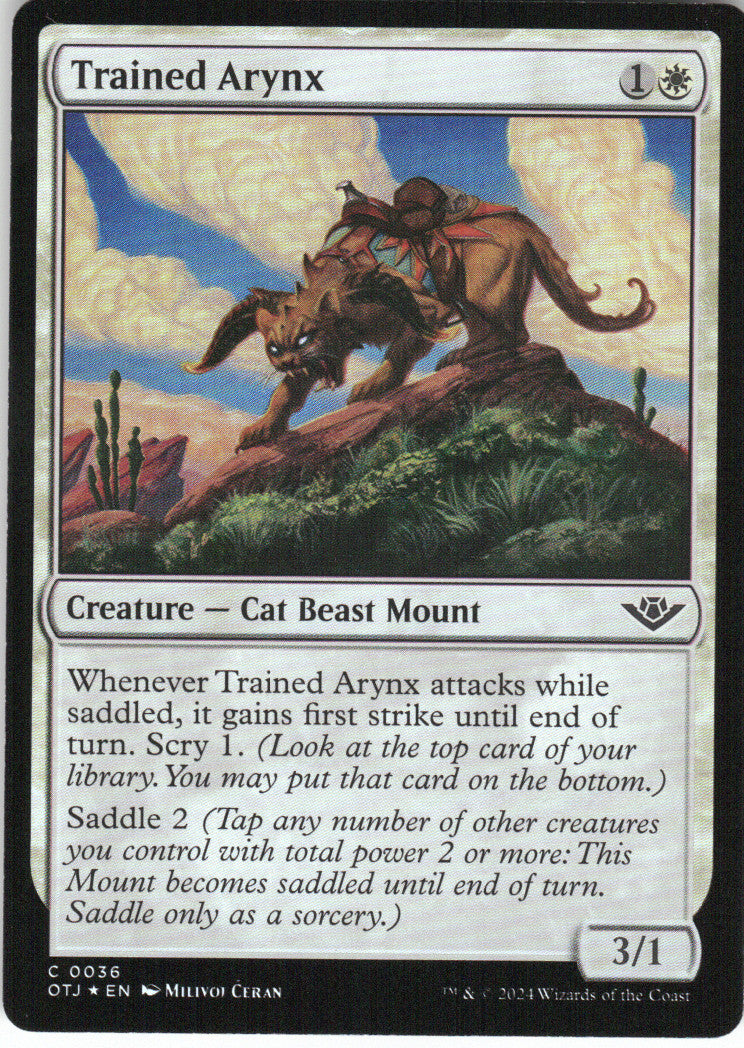 Trained Arynx